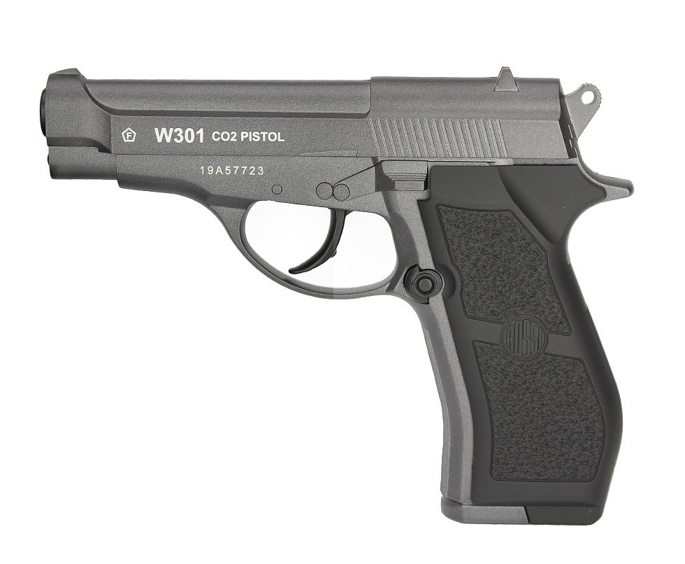 Pistola De Pressão Co2 Full Metal W301 Wingun 4,5mm