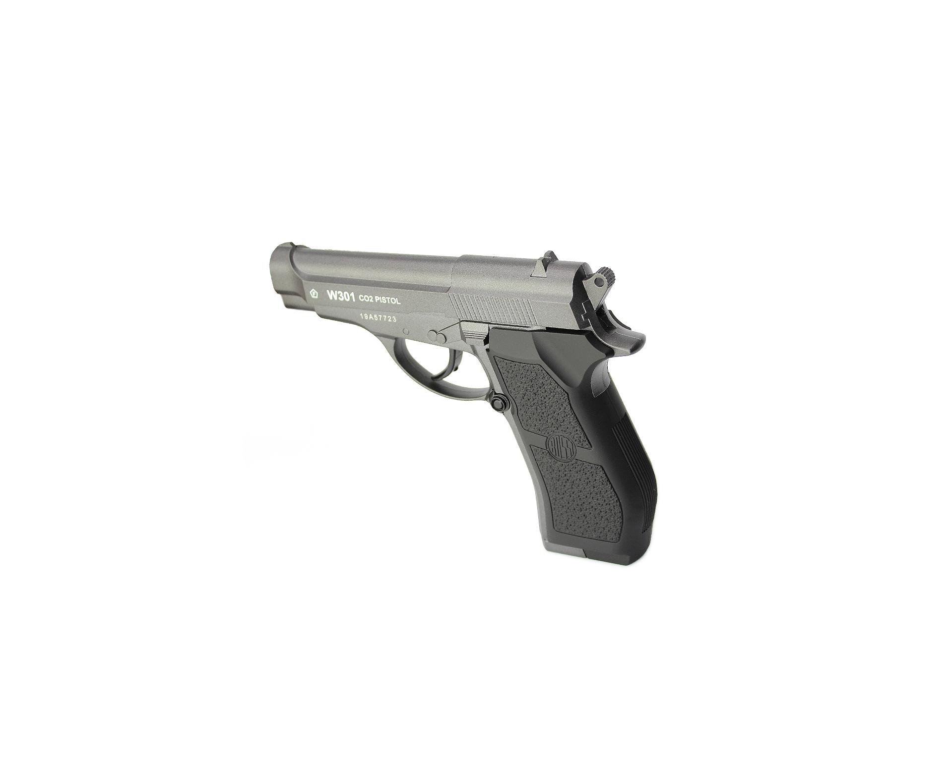 Pistola De Pressão Co2 Full Metal W301 Wingun 4,5mm