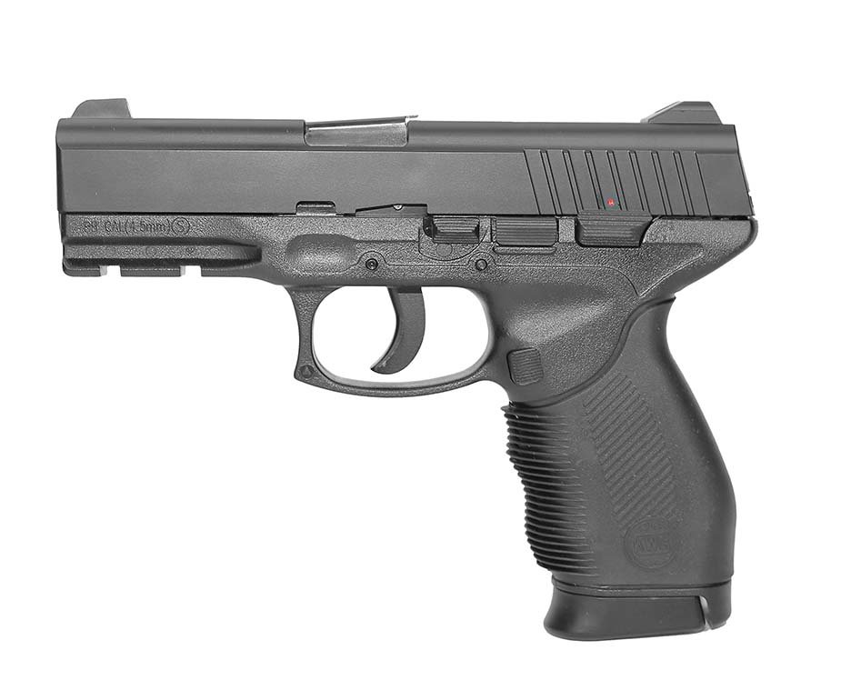 Pistola De Pressão Gas Co2 24/7 4,5mm Kwc + Co2 12g + Bbs Metalicas