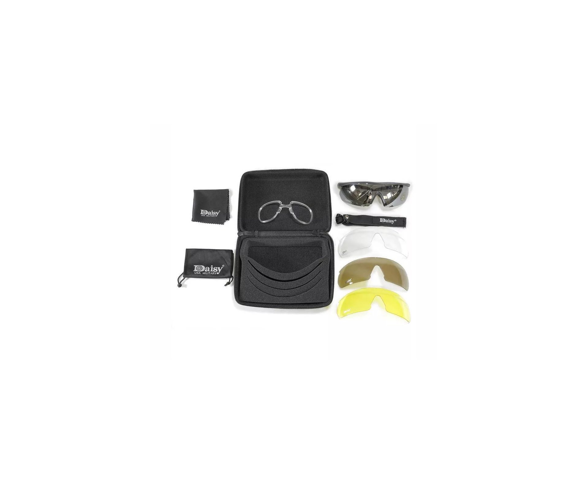 óculos De Segurança Para Tiro Esportivo Daisy C2 04 Lentes - Quick Shot
