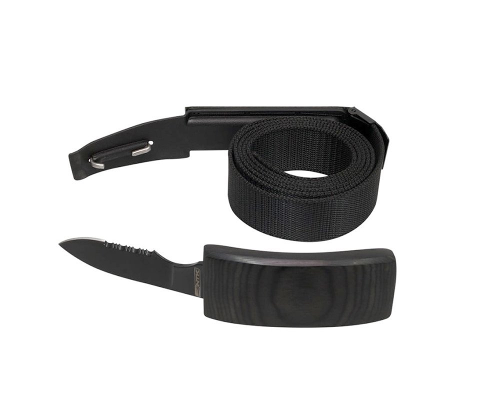 Cinto Tatico Spy Com Fivela Canivete Preto - Nautika