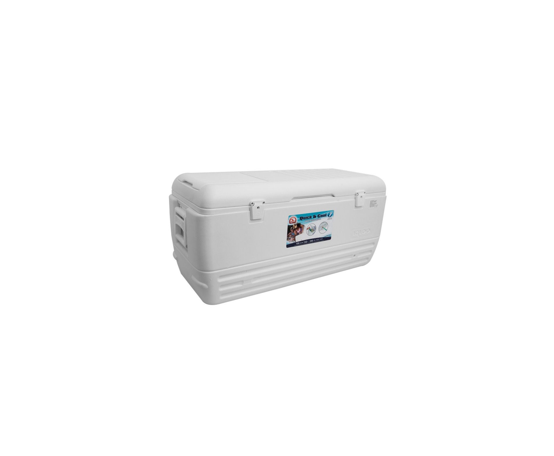 Caixa Térmica Mariner Igloo Usa 150qt 142l Quick E Cool Branca