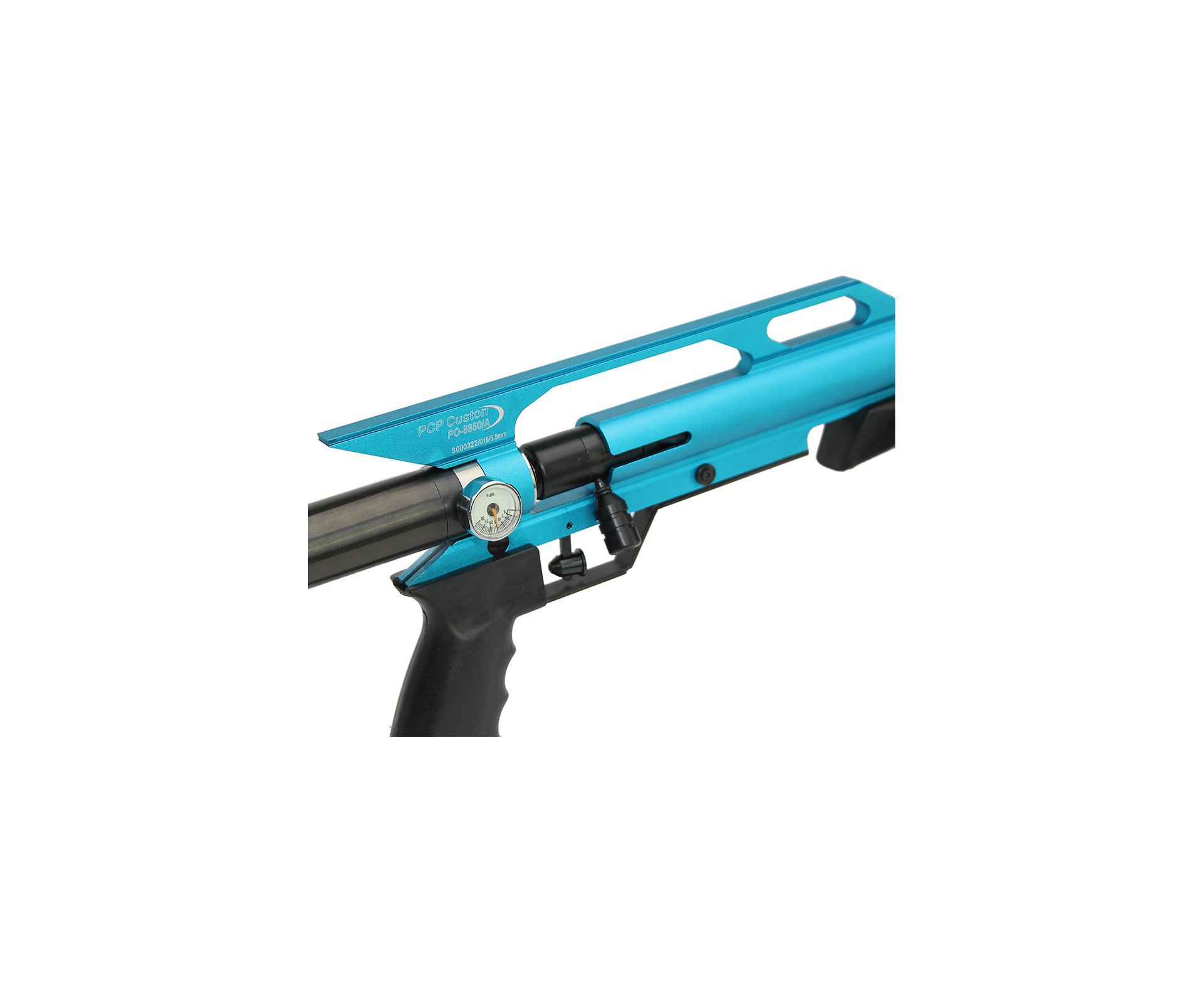 Carabina De Pressão Pcp Hunter Custon Ultra Power 5,5mm - Azul