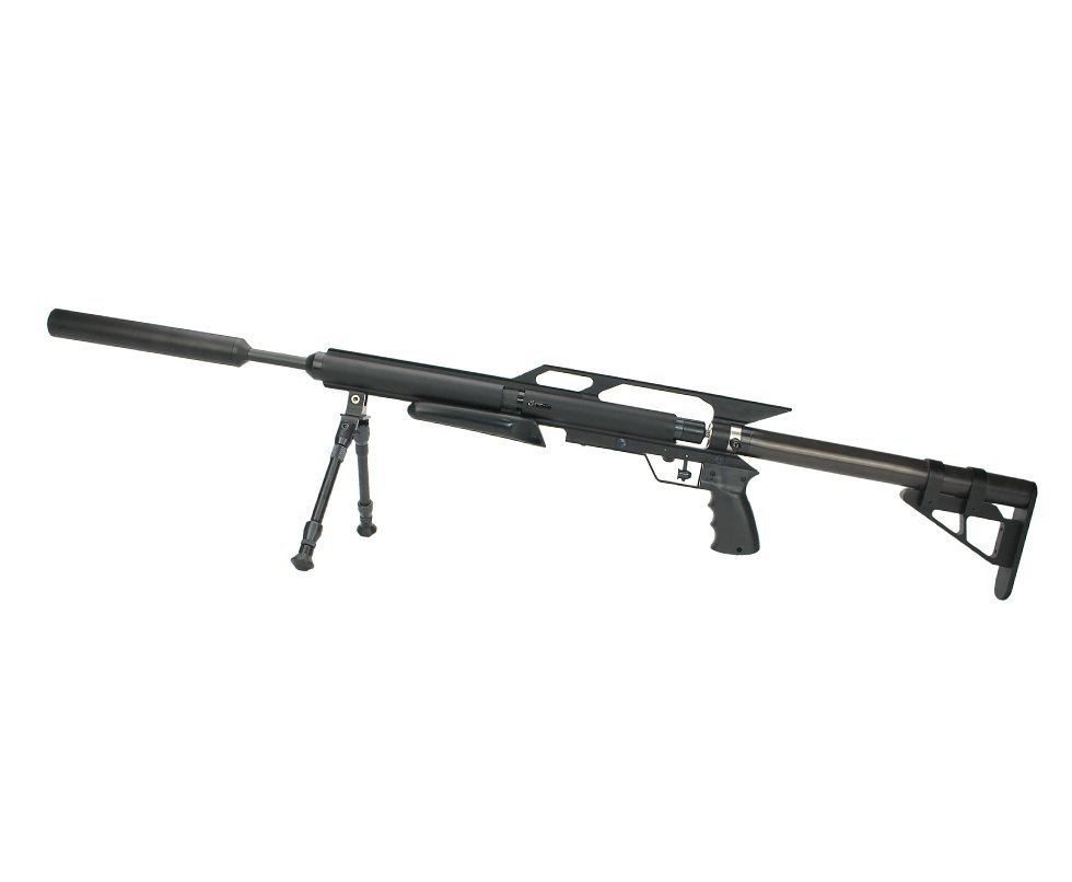 Carabina De Pressão Pcp Hunter Custon Power 5,5mm - Preta (lp)