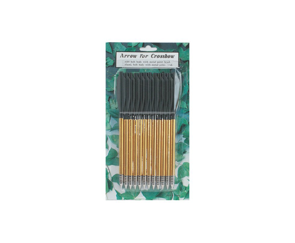 Kit Com 12 Flechas De Alumínio Para Balestra Pistola 50 a 80lbs