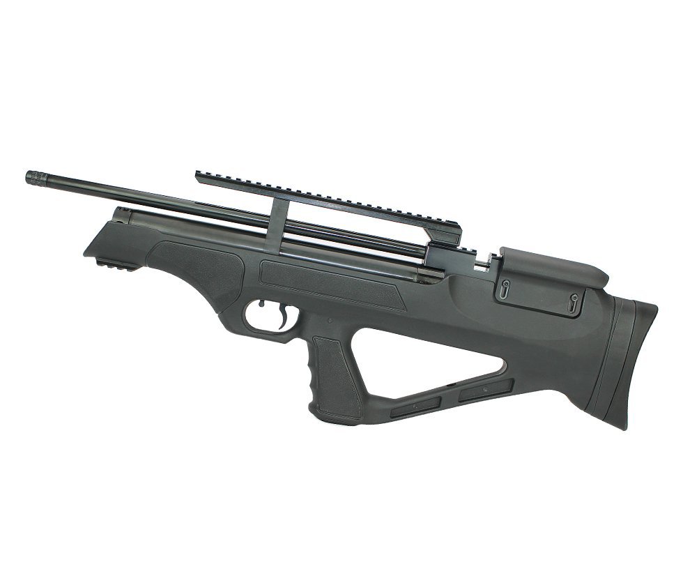 Carabina De Pressão Hatsan Pcp Bullpup Flashpup 12 Tiros Polimero 5,5mm