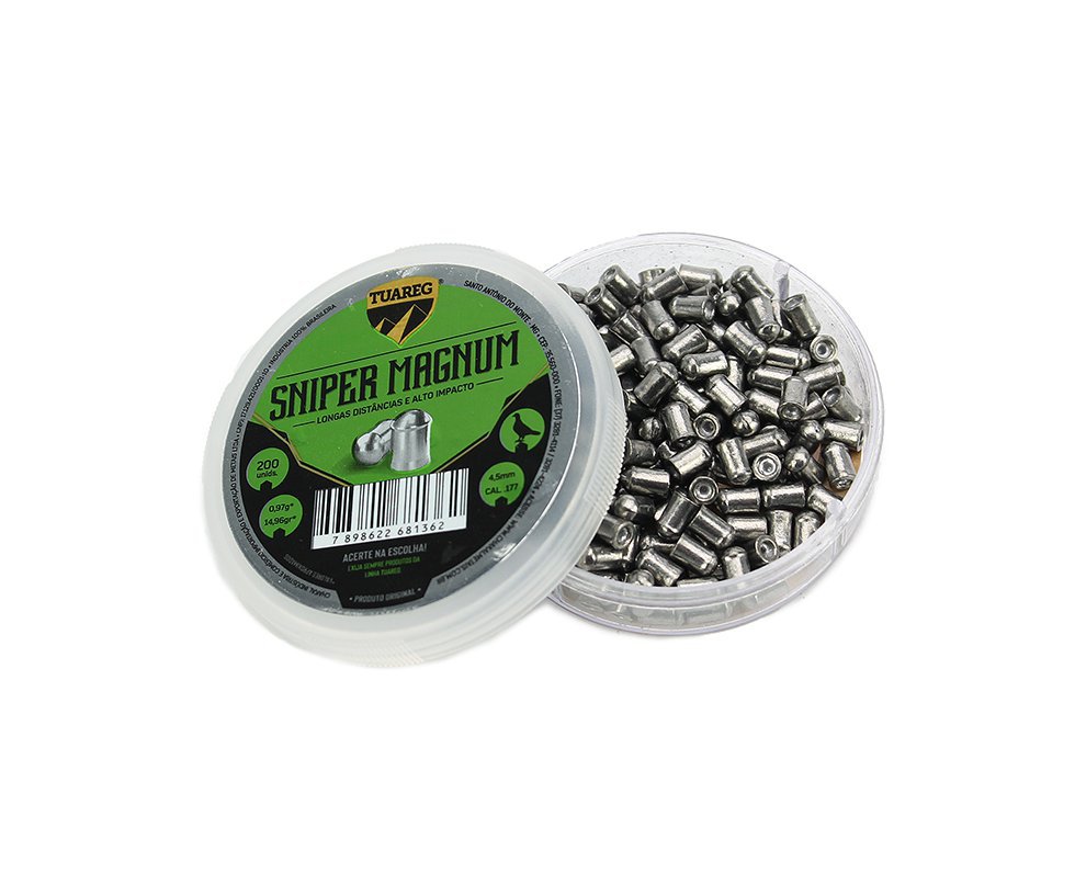 Chumbinho De Pressão Sniper Magnum 4,5mm Tuareg Premium