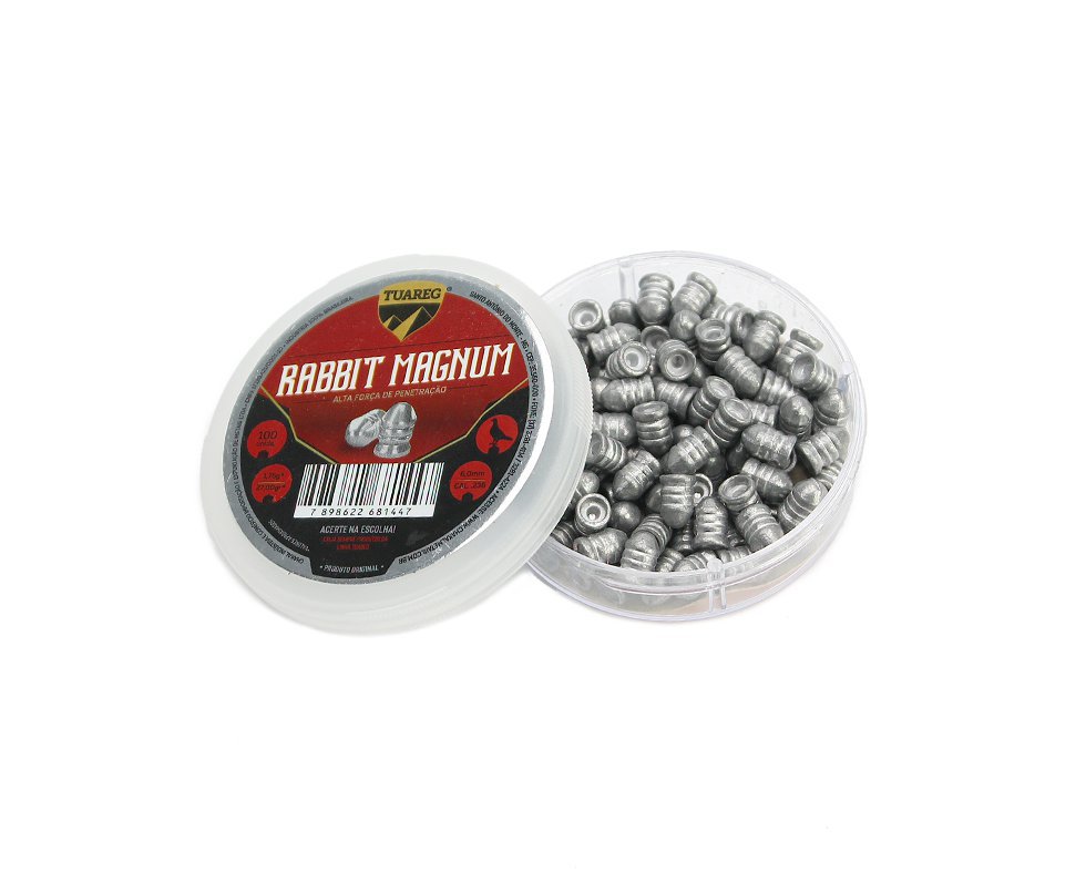 Chumbinho De Pressão Tuareg Premium Rabbit Magnum 6,0mm