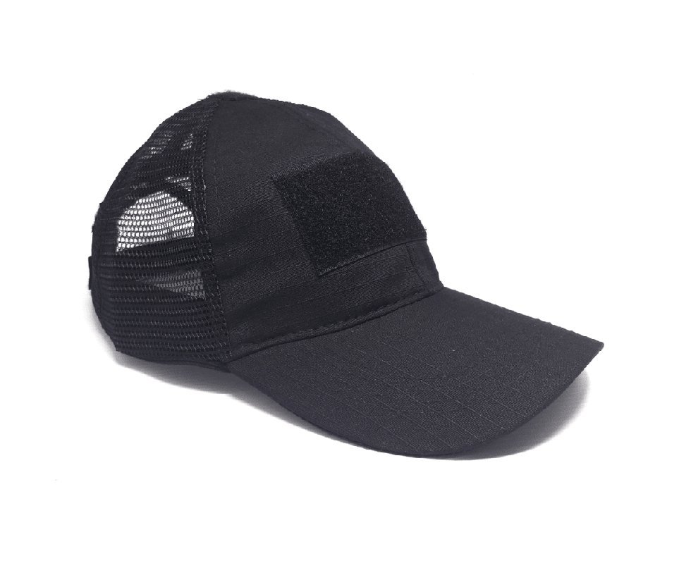 Bone Tatico Shooter Com Velcro E Regulagem Preto - Bravo