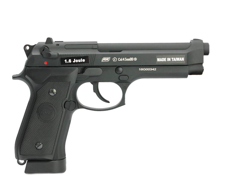Pistola De Pressão Co2 Full Metal Asg Bereta X9 Classic Blowback 4,5mm
