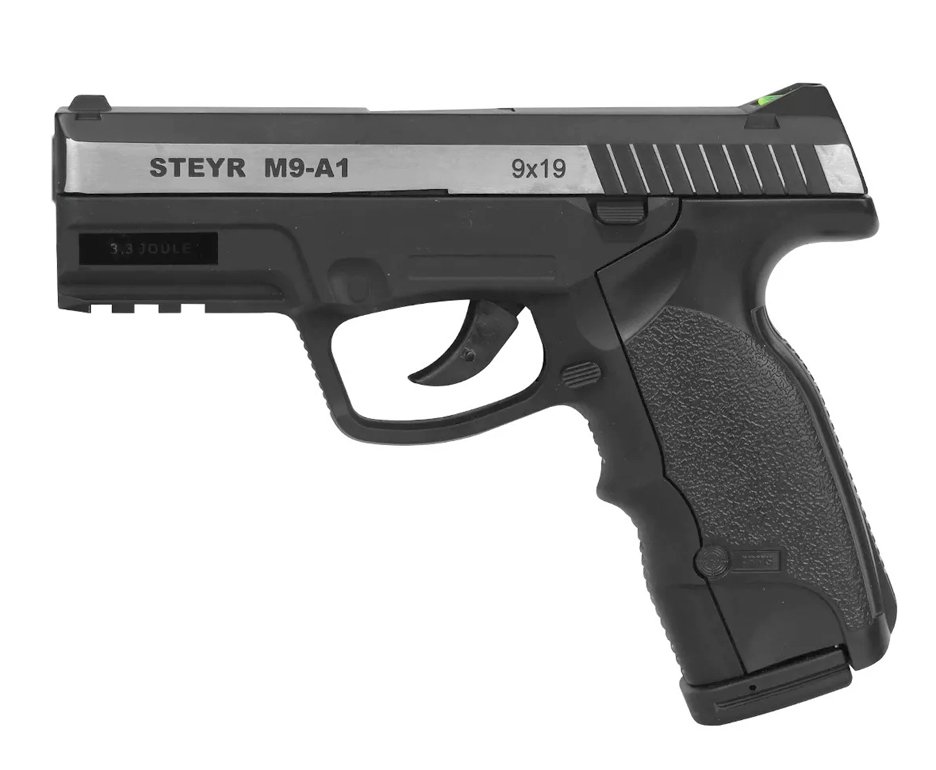 Pistola De Pressão Co2 Asg Steyr M9-ai Dual Tone Slide Metal 4,5mm