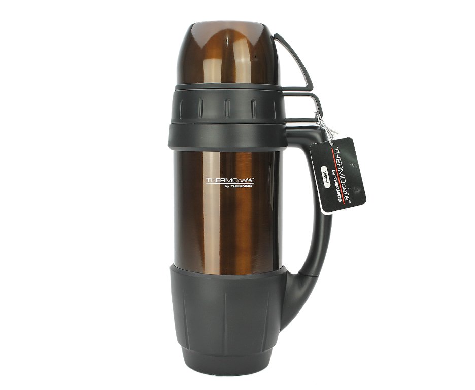 Garrafa Térmica Thermos Alasca 1 Litro Bronze Com Alça