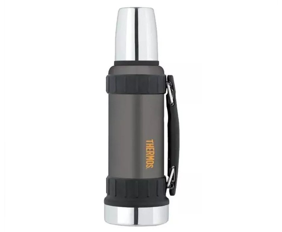 Garrafa Térmica Thermos Urupema 1,2 Litros Com Alça Cinza