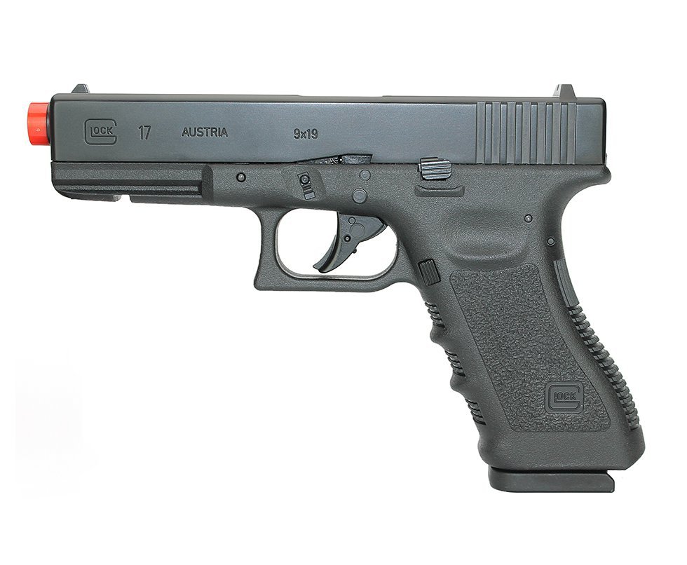 Pistola De Airsoft Gas Co2 Glock G17 Slide Metal Blowback 6mm