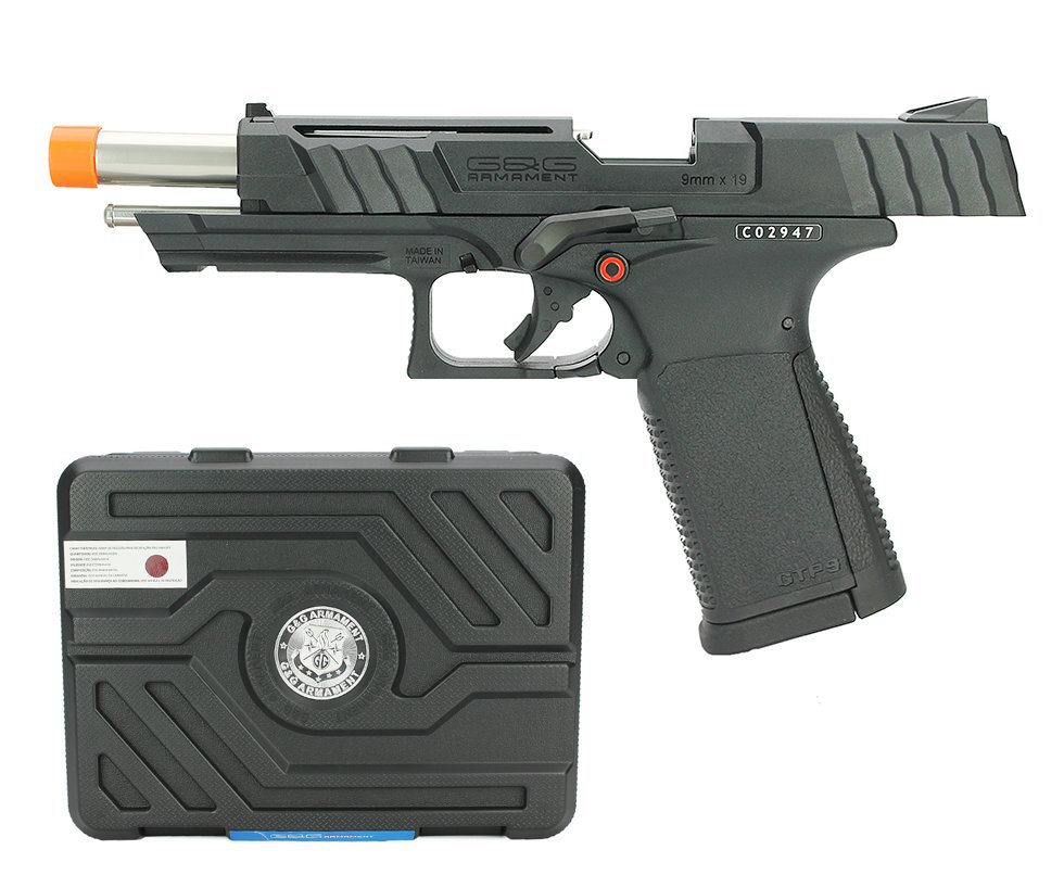 Pistola De Airsoft Gbb G&g Gtp 9 Blowback Cal 6mm
