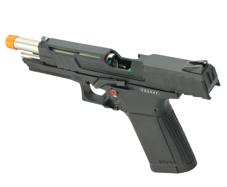 Pistola De Airsoft Gbb G&g Gtp 9 Blowback Cal 6mm