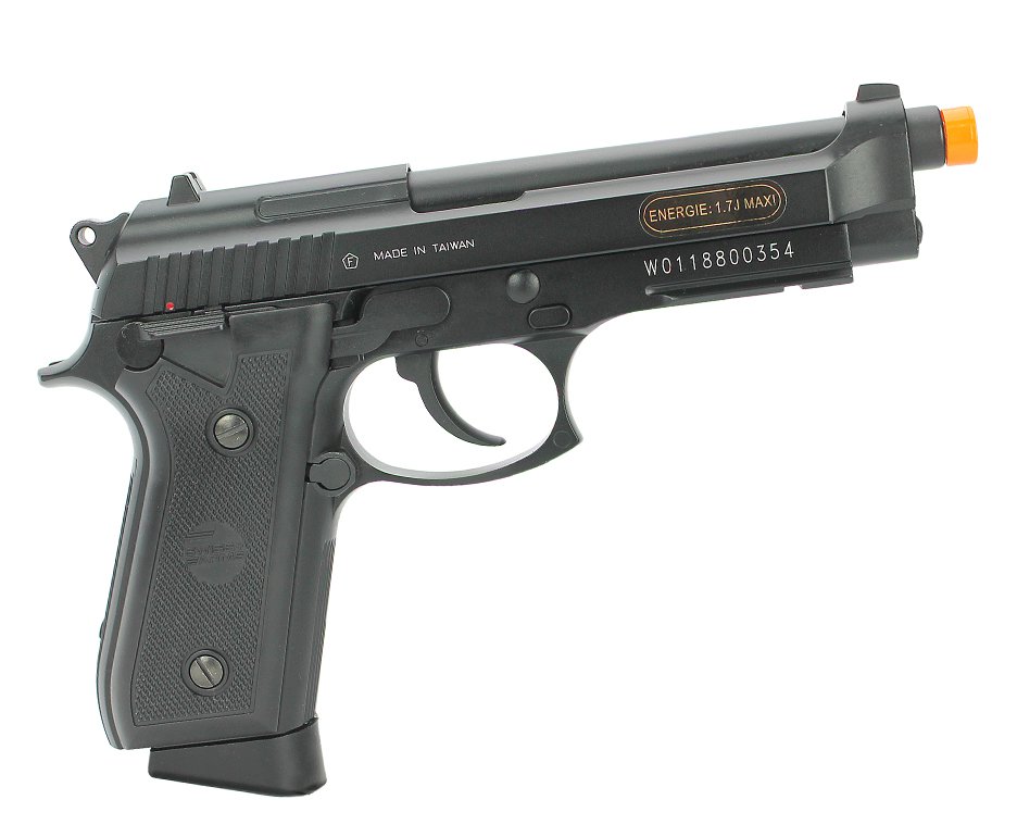 Pistola De Pressão Gás Co2 Sa P92 Full Metal Blowback 4,5mm - Swiss Arms