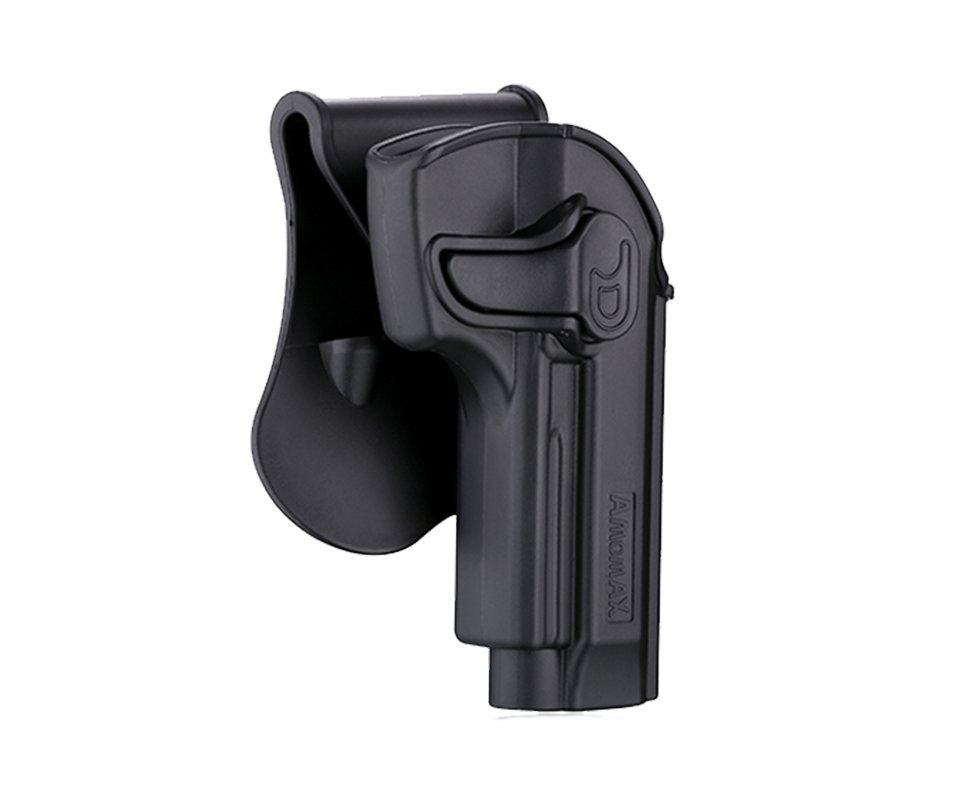 Coldre Em Polímero Para Pistolas Beretta, M9, Taurus, Pt99, Pt59 Amomax - Destro