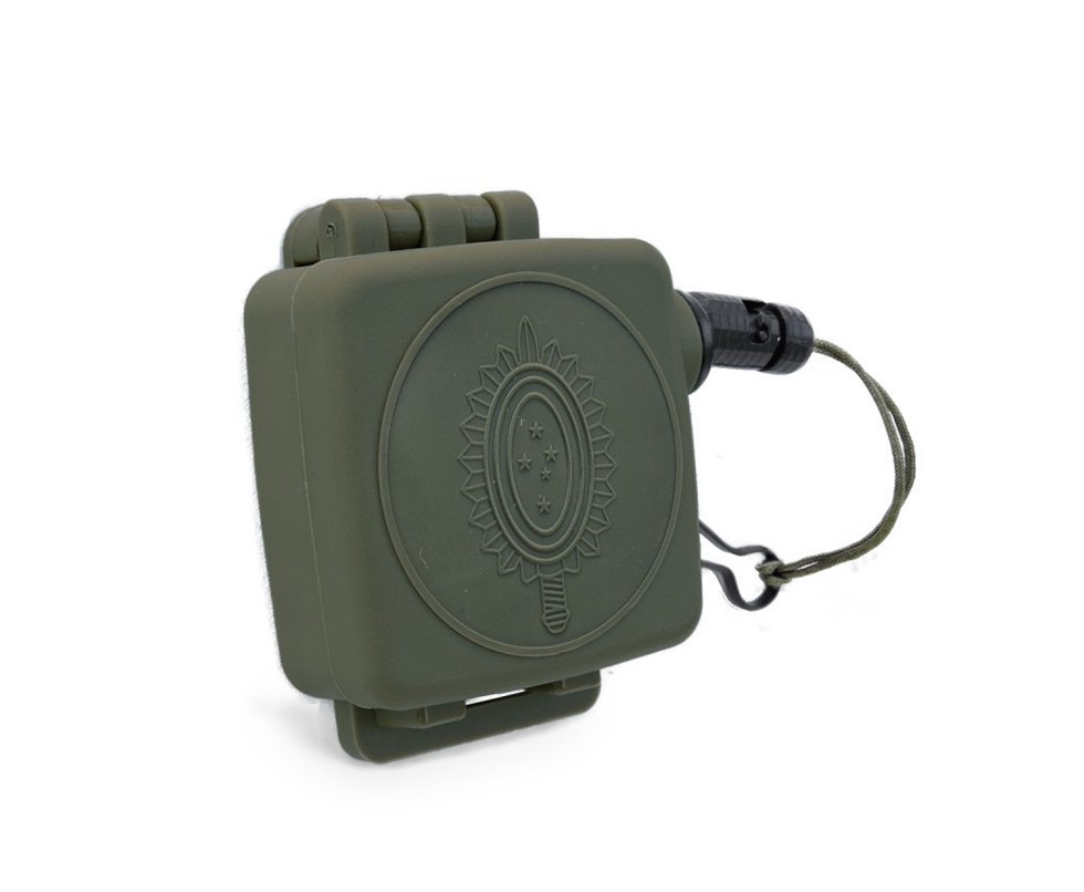 Fiel Retrátil Para Pistola - Verde Eb - Bélica Militar