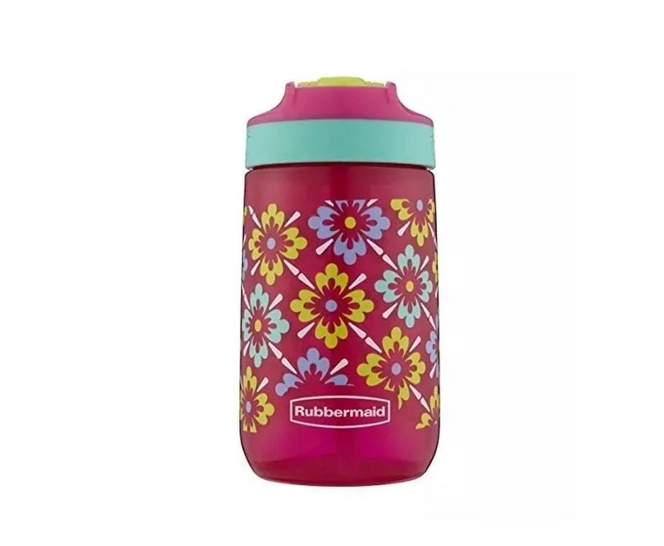 Squeeze Contigo Infantil Leak Proof Rosa Dec Flores 414ml
