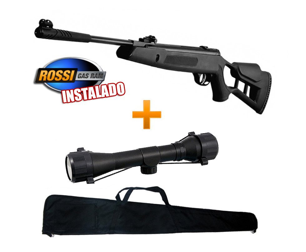 Carabina De Pressão Hatsan Striker Edge Cal 5.5 Pistão Pneumático 60kg + Luneta 4x32 + Capa