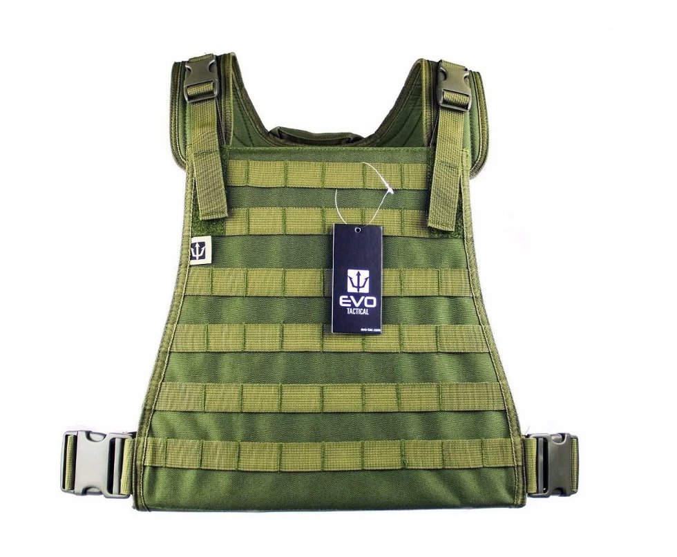 Colete Tatico Modular Strike Commando Recon Plate Carrier Style Verde