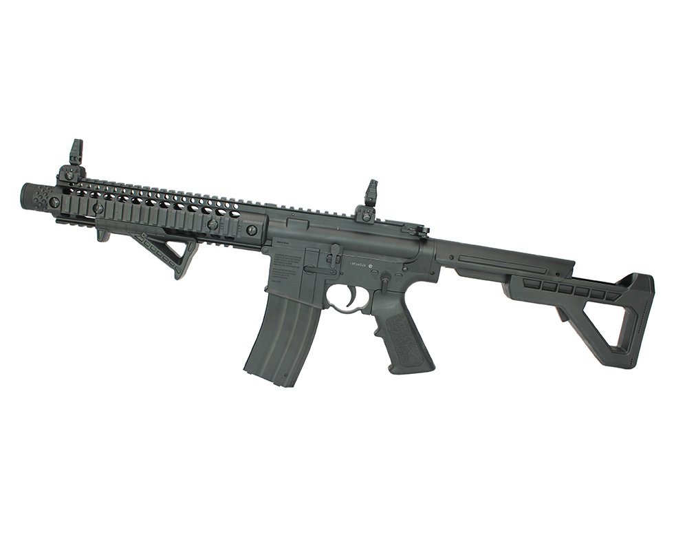 Rifle Pressão Co2 Dpms Sbr M4 Full Metal Blowback Automatico 4,5mm - Phanter Arms