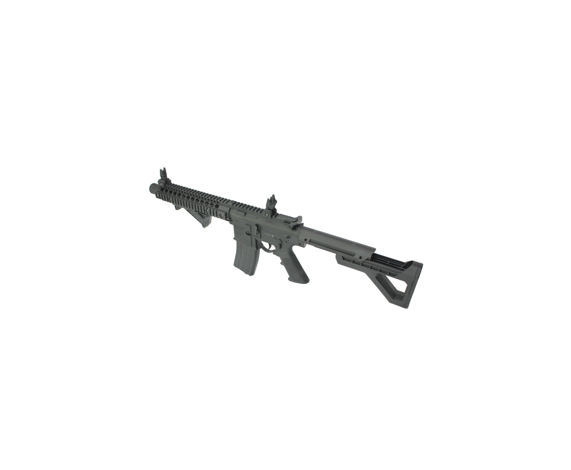 Rifle Pressão Co2 Dpms Sbr M4 Full Metal Blowback Automatico 4,5mm - Phanter Arms