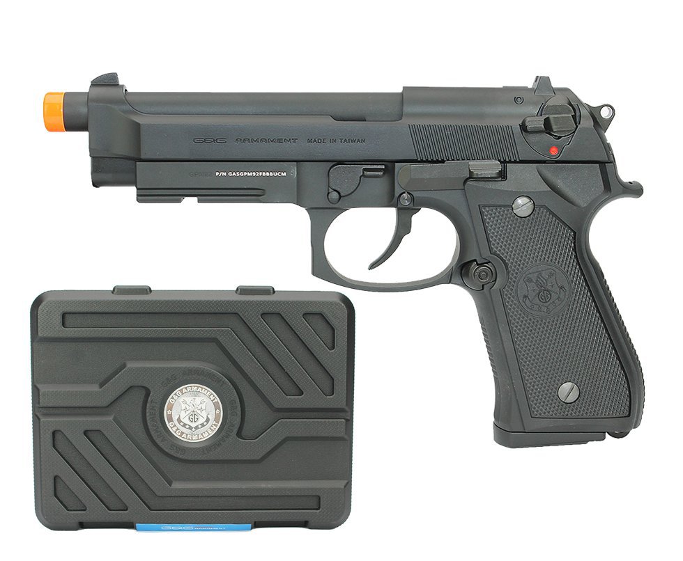 Pistola De Airsoft Gbb Gpm92 G&g Full Metal Blowback 6,0mm