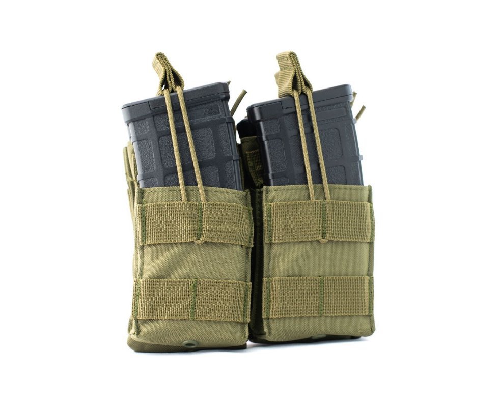 Porta Magazine Duplo 2+2 Double Pouch Verde - Evo Tactical