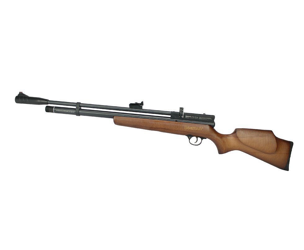 Carabina Pcp Beeman 1338 Qb Chief Madeira 10 Tiros 5,5mm - Rossi
