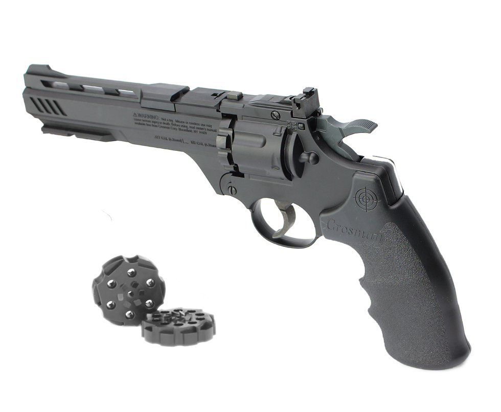 Revólver De Pressão Co2 Crosman Vigilante 6" Dual Ammo 4,5mm