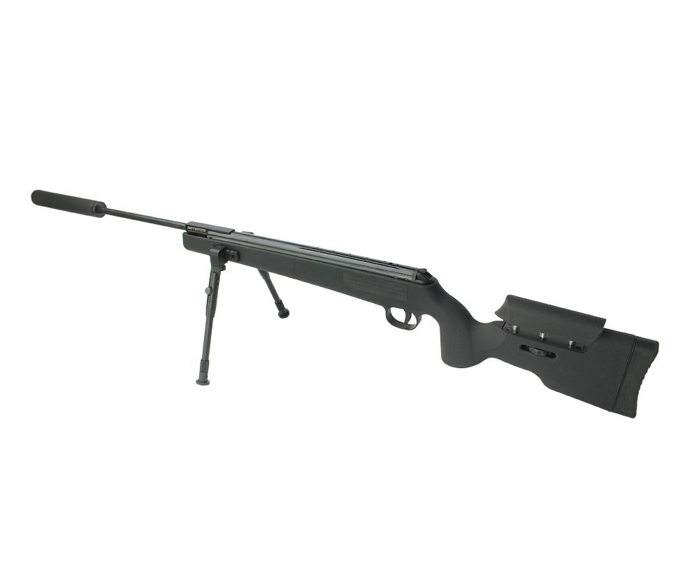 Carabina De Pressão Artemis Gp 1250 Sniper Gas Ram 70kg Black 4.5mm