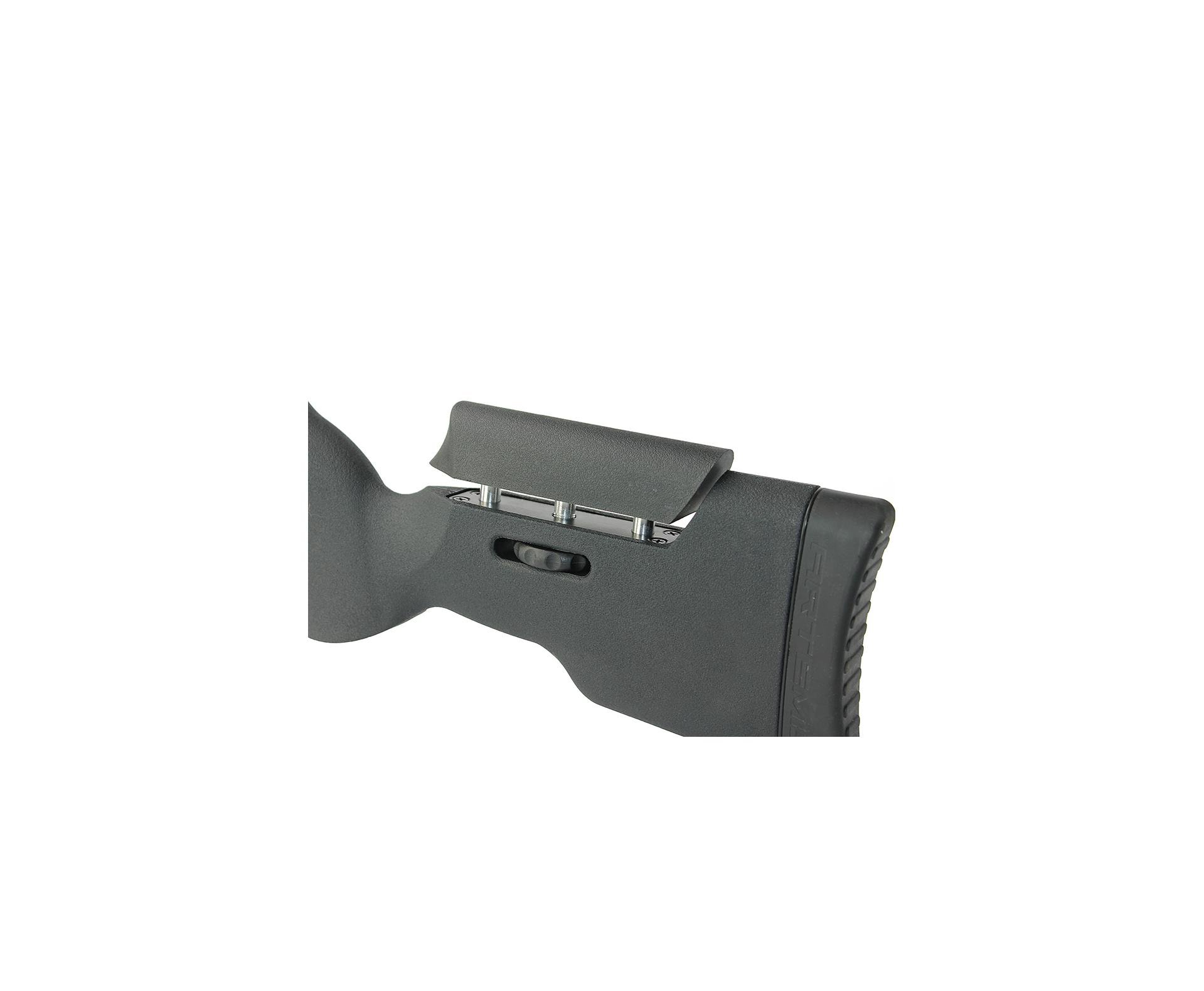 Carabina De Pressão Artemis Gp 1250 Sniper Gas Ram 70kg Black 5,5mm + Bipé + Luneta + Supressor
