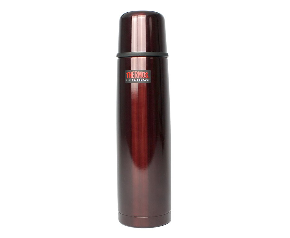 Garrafa Térmica Inox Cairo Inquebrável Vermelho 1 Litro Thermos