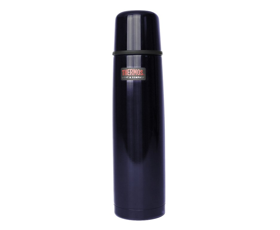 Garrafa Térmica Inox Cairo Inquebrável Azul 1 Litro Thermos