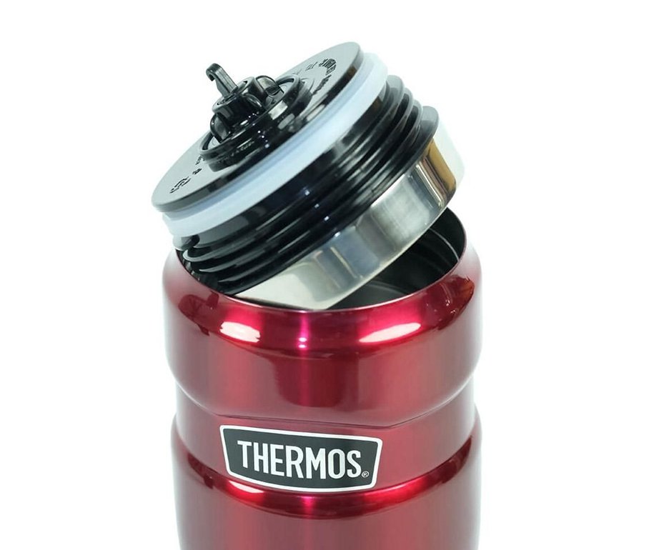 Copo Termico Para Cerveja Thermos Fuji Vermelha 470ml