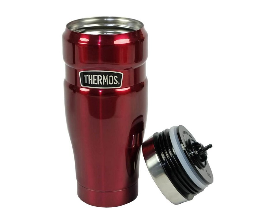 Copo Termico Para Cerveja Thermos Fuji Vermelha 470ml