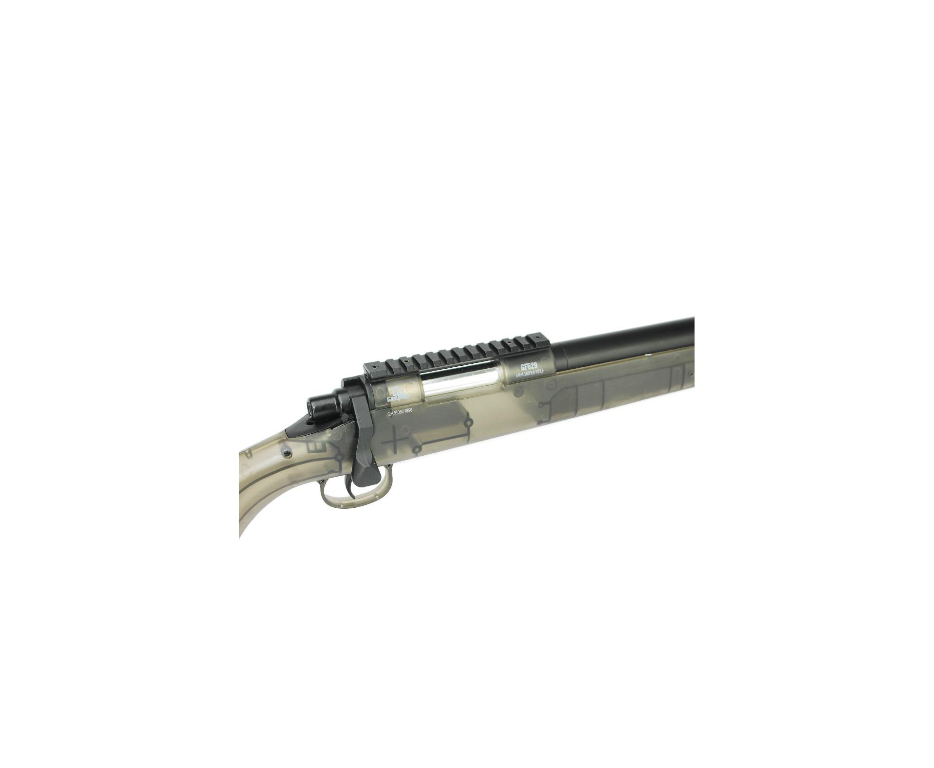 Rifle De Airsoft Sniper Gf529 Ferrolho Metal - Game Face