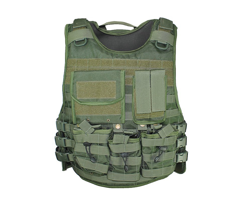 Colete Tático Hercules Ostensivo Sistema Molle Completo Verde Unissex - Mdc