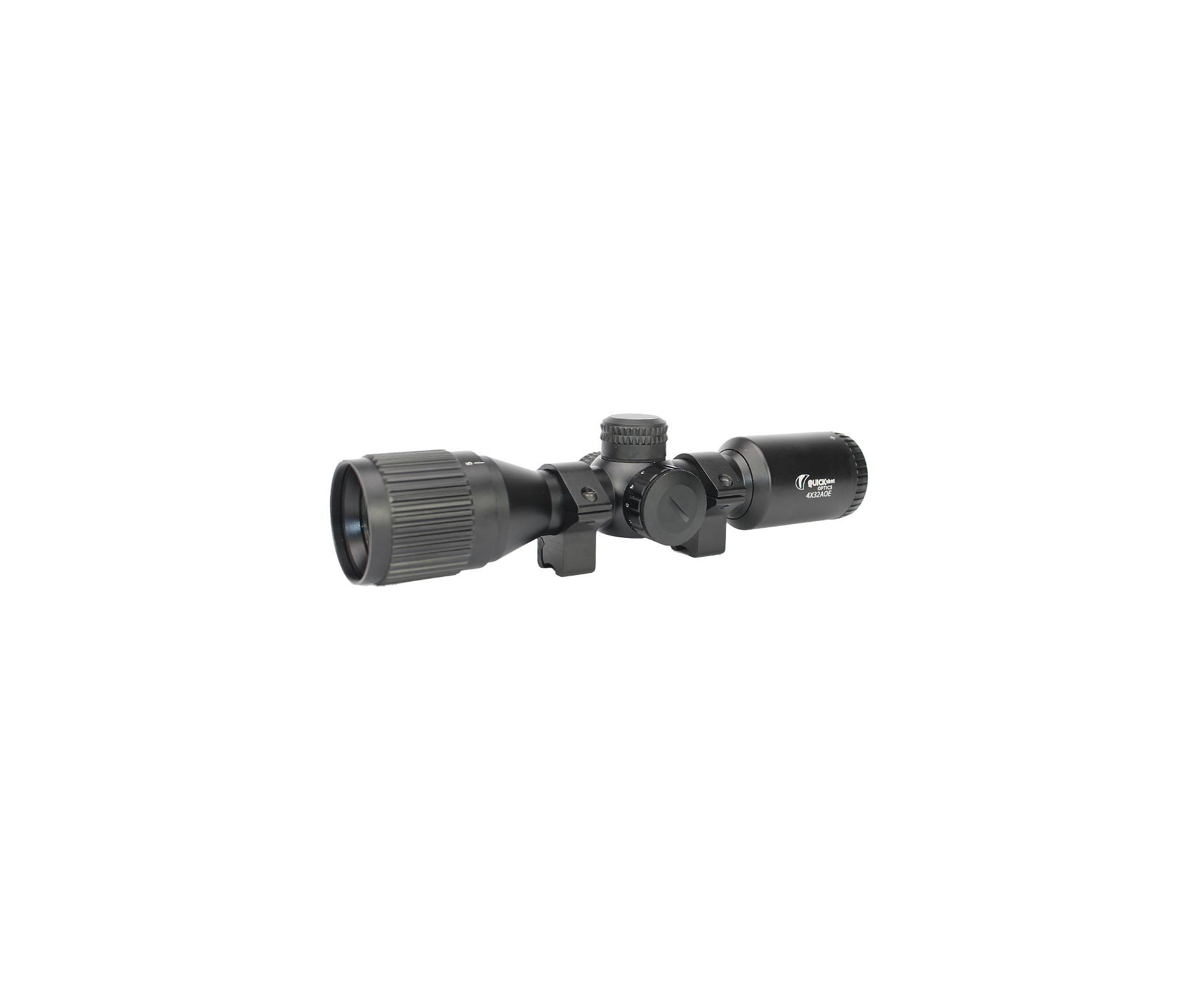 Luneta 4x32 Aoe Com Ajuste De Paralaxe E Mildot  Mount 11mm - Quickshot