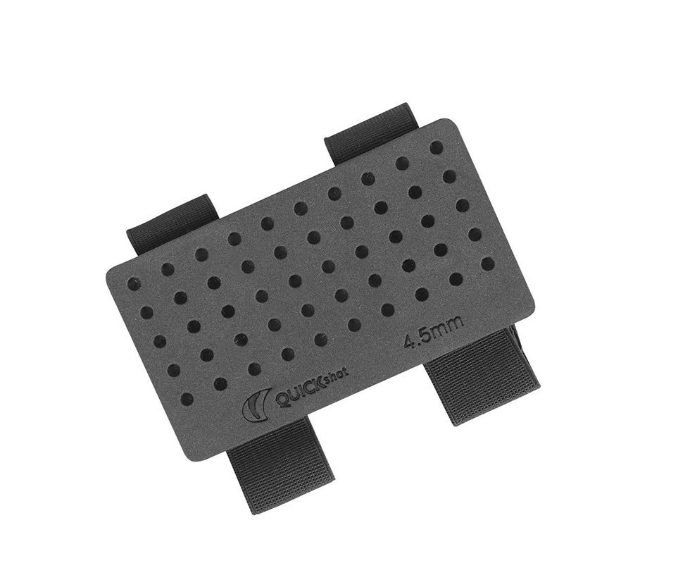 Porta Chumbinho Para Coronha Em Eva 4.5mm Capacidade 50unid Quick Shot