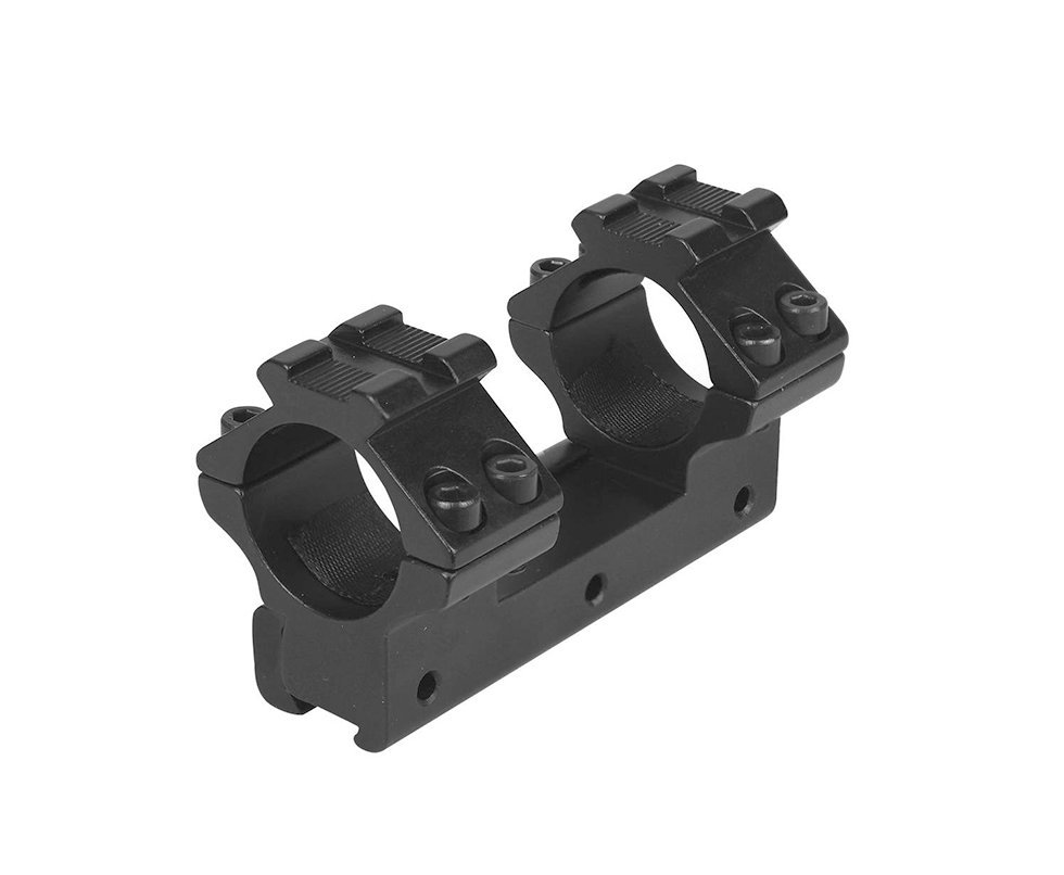 Suporte Mount Quickshot Para Luneta Tubo 25mm Trilho 11/22mm Co 10cm