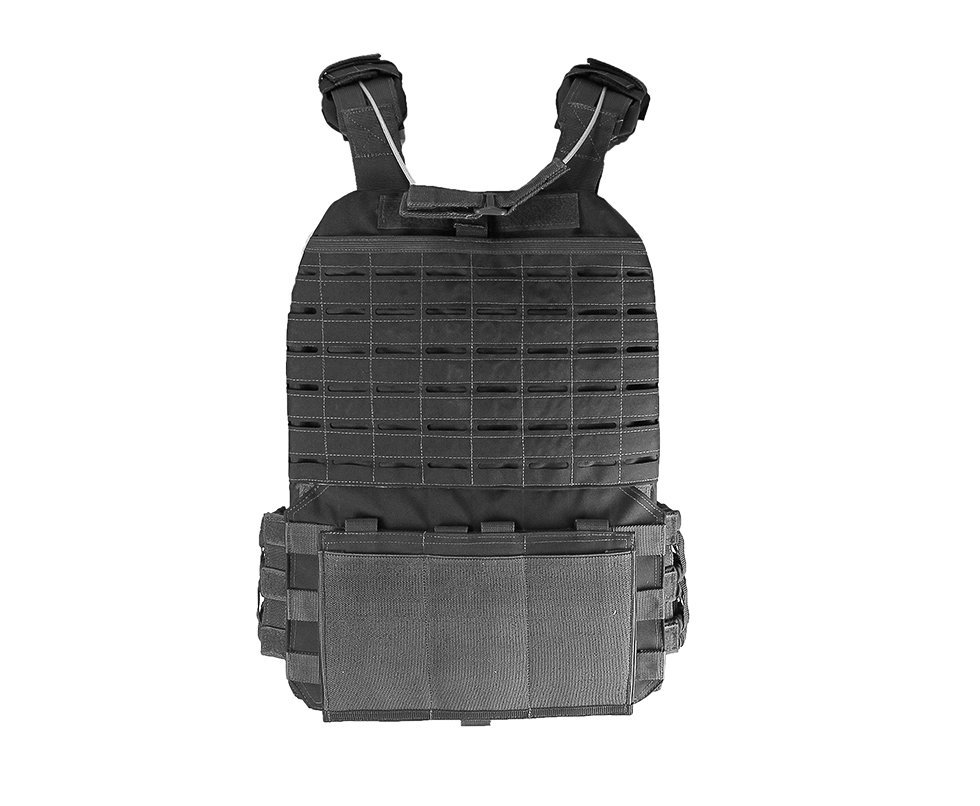 Colete Tático Hercules Plate Carrier Preto + Acessorio Mdc