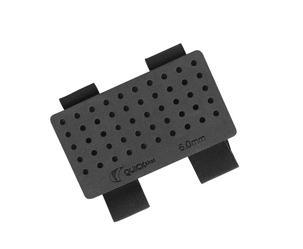 Porta Chumbinhos 6mm Em Eva Para Coronha - Quick Shot