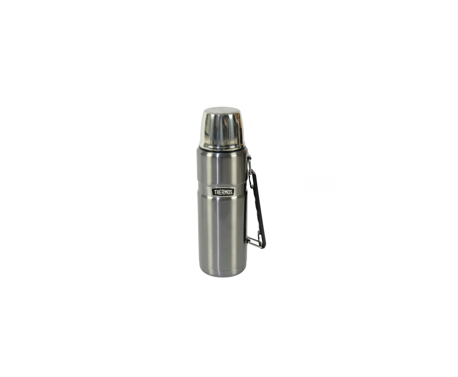 Garrafa Térmica Thermos Pampas Grafite Com Alça 1,2l
