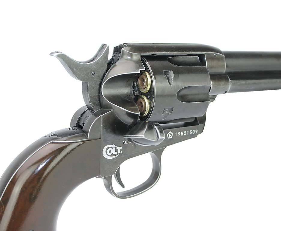 Revólver De Pressão Co2 Colt 45 Saa Faroeste Full Metal Cal 4,5mm