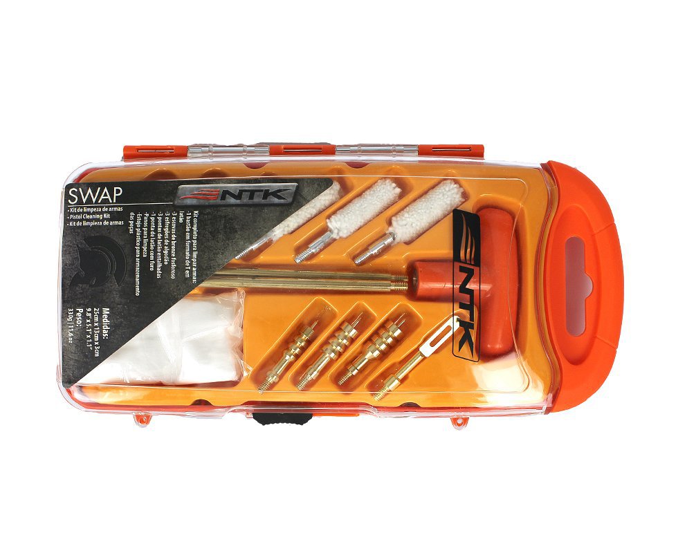 Kit De Limpeza Para Armas De Fogo 357, .40, .45 Swap Ntk