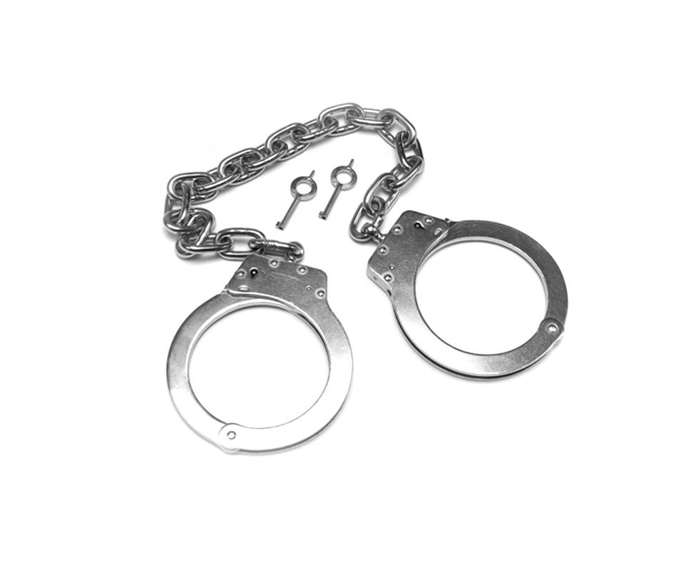 Algema De Tornozelo Aço Carbono Niquelada - Rossi