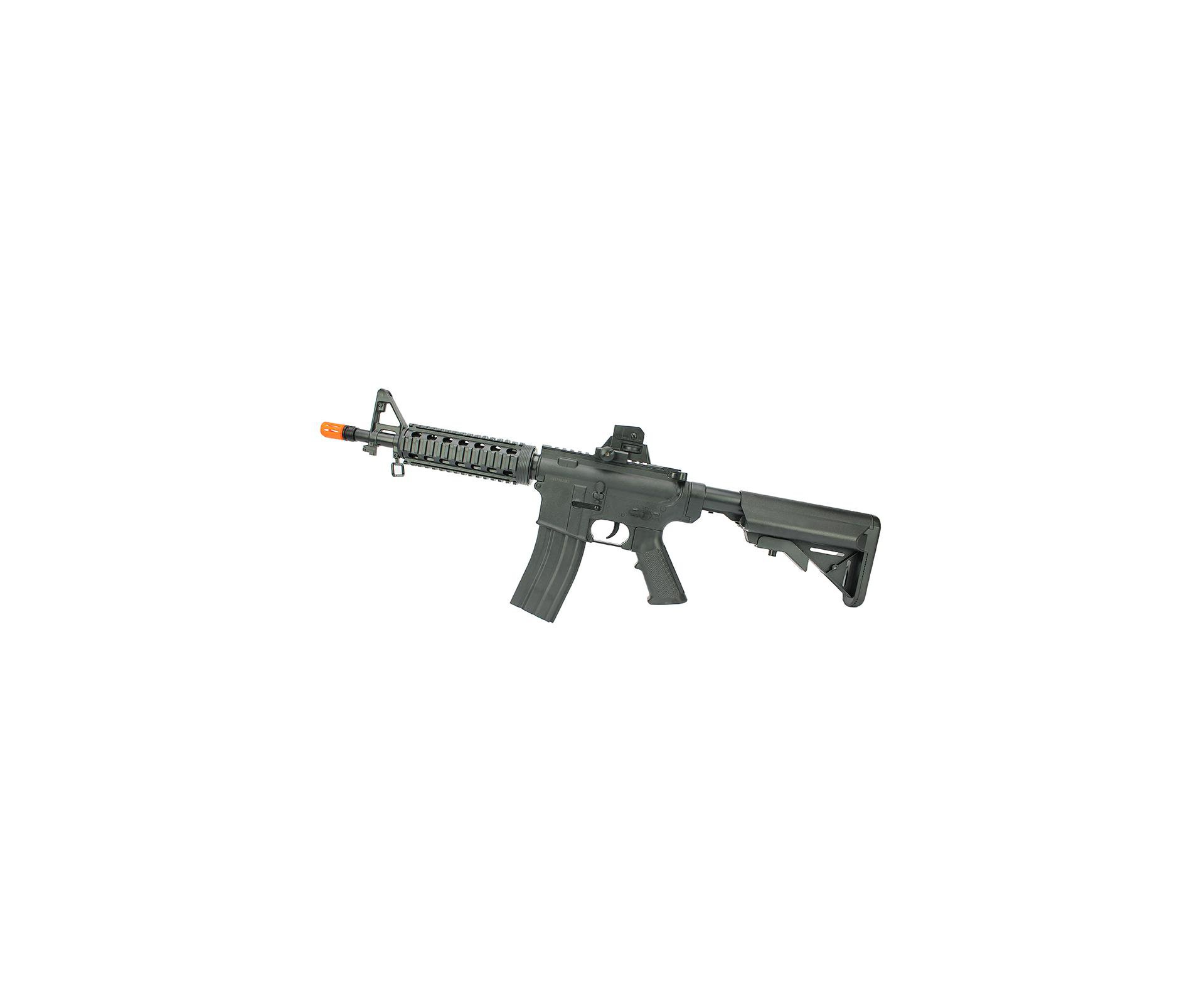 Kit Rifle M4 E Pistola V307 De Airsoft Vigor Vg Spring Rossi 6mm